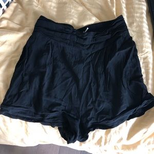 UO Kimchi Blue black Pull On Shorts With Pockets